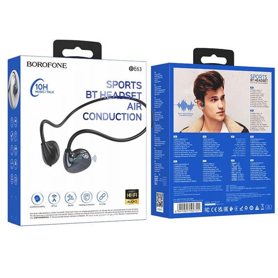 Borofone BE63 Talent Auricular Air Conduction Bluetooth Obsidian Star