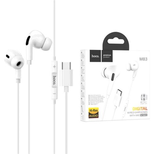 Hoco M83 Auricular USB-C Digital Blanco
