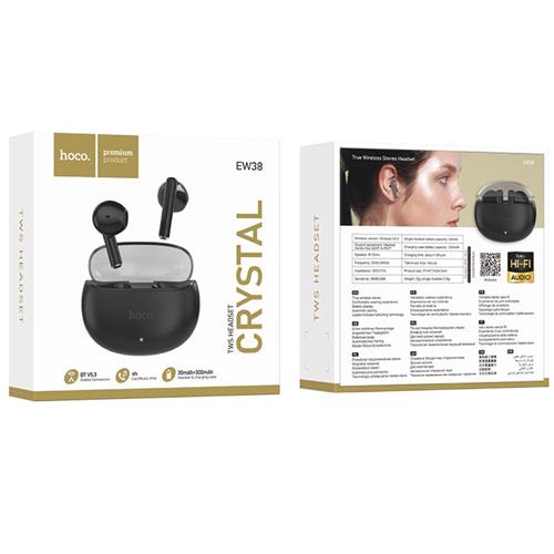 Hoco EW38 Melody Auricular Inalámbrico Bluetooth Black