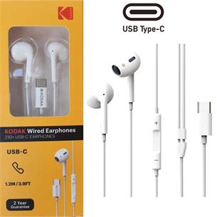Kodak Auricular con Micrófono con Conexión USB-C para Móviles
