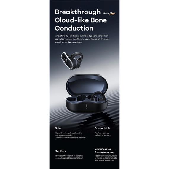Remax P2 Auricular Bluetooth TWS de Conducción Ósea y ajuste de clip