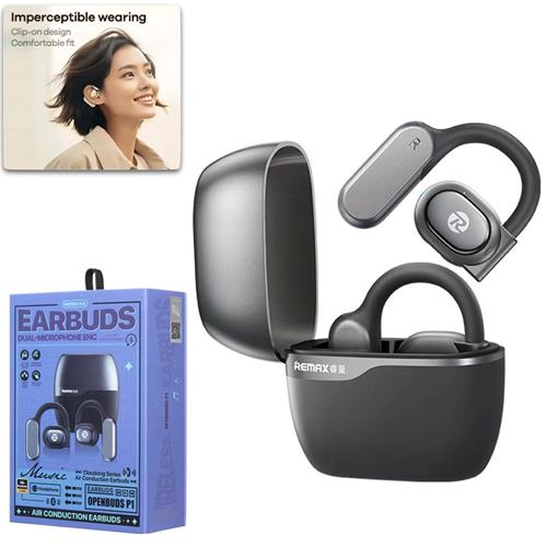 Remax P1 Auricular Bluetooth TWS de Conducción Aerea Negro