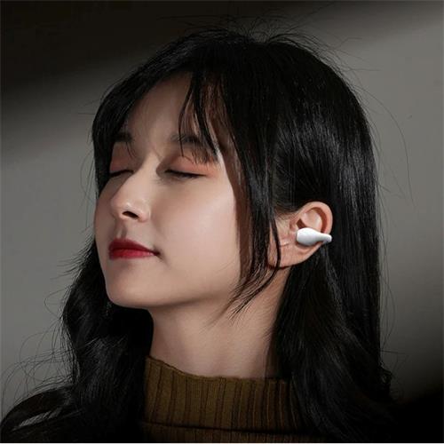 Remax W11 Auricular Bluetooth Open Ear con Clip Beige