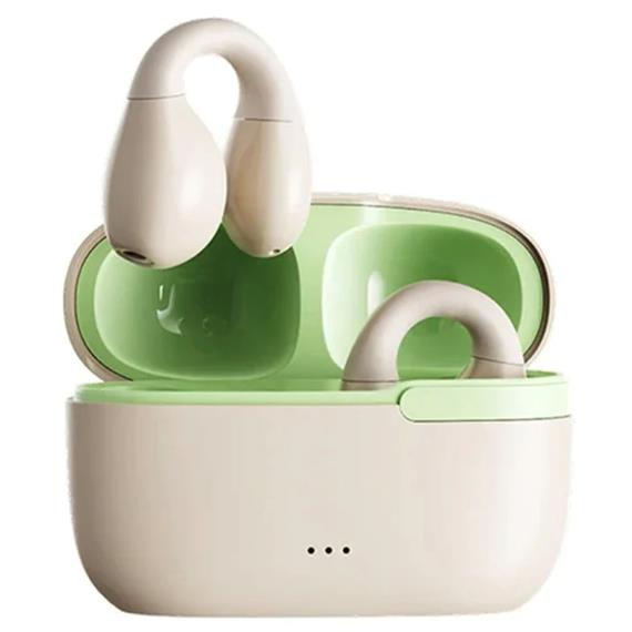 Remax W11 Auricular Bluetooth Open Ear con Clip Beige