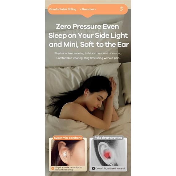 Remax Z2 SleepBuds Auriculars Bluetooth para uso durante el sueño
