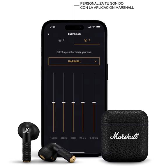 Marshall Minor IV Auricular TWS Bluetooth Negro