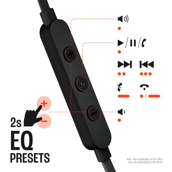 JBL Tune 305C Auricular USB-C con micrófono Negro