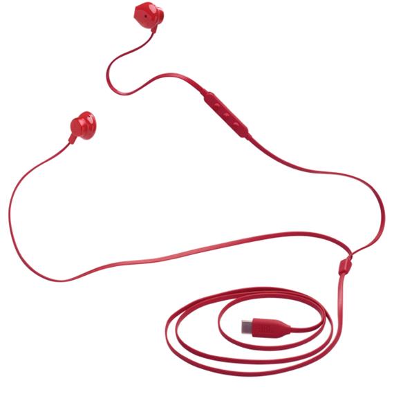 JBL Tune 305C Auricular USB-C con micrófono Rojo