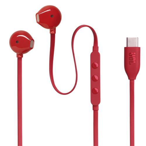 JBL Tune 305C Auricular USB-C con micrófono Rojo