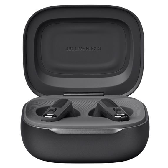 JBL Live Flex 3 Auricular Bluetooth con Cancelación de Ruido y pantalla Negro