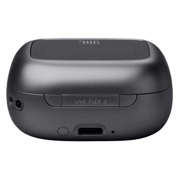 JBL Live Flex 3 Auricular Bluetooth con Cancelación de Ruido y pantalla Negro
