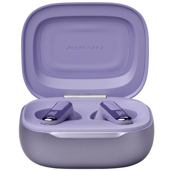 JBL Live Flex 3 Auricular Bluetooth con Cancelación de Ruido y pantalla Púrpura