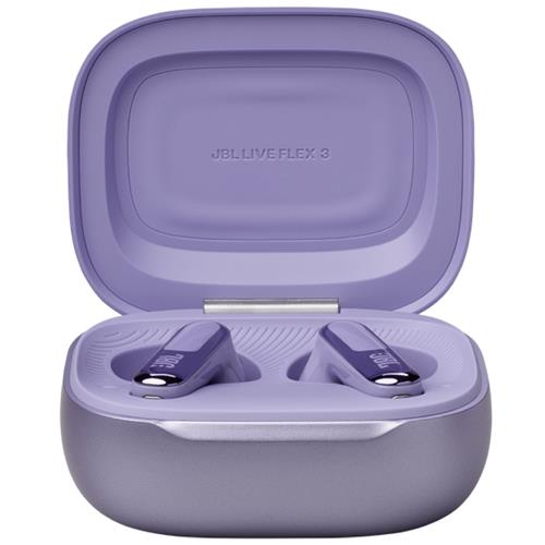 JBL Live Flex 3 Auricular Bluetooth con Cancelación de Ruido y pantalla Púrpura