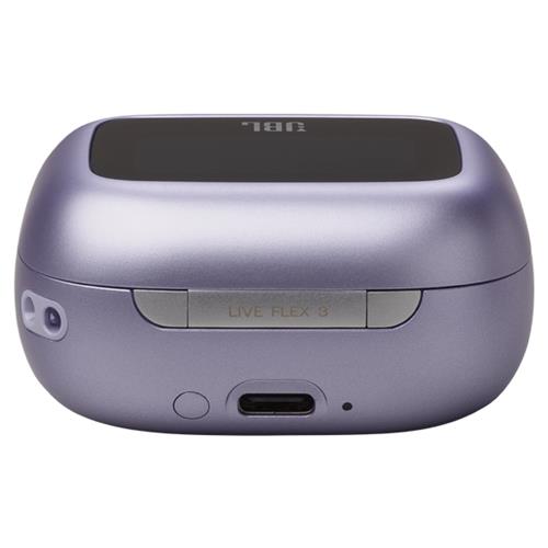 JBL Live Flex 3 Auricular Bluetooth con Cancelación de Ruido y pantalla Púrpura