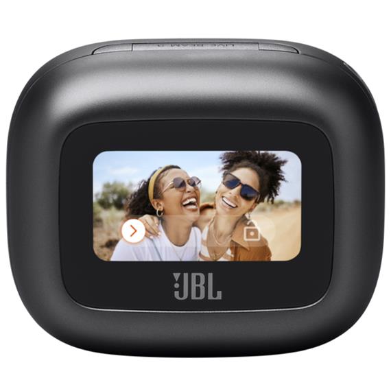 JBL Live Beam 3 Auricular Bluetooth con Cancelación de Ruido y pantalla Negro