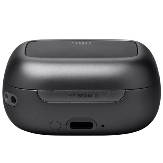 JBL Live Beam 3 Auricular Bluetooth con Cancelación de Ruido y pantalla Negro