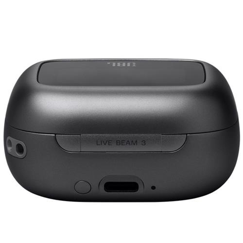 JBL Live Beam 3 Auricular Bluetooth con Cancelación de Ruido y pantalla Negro