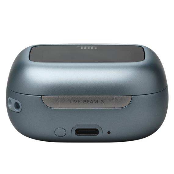 JBL Live Beam 3 Auricular Bluetooth con Cancelación de Ruido y pantalla Azul