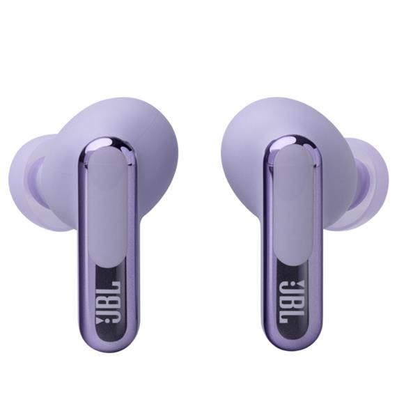 JBL Live Beam 3 Auricular Bluetooth con Cancelación de Ruido y pantalla Púrpura