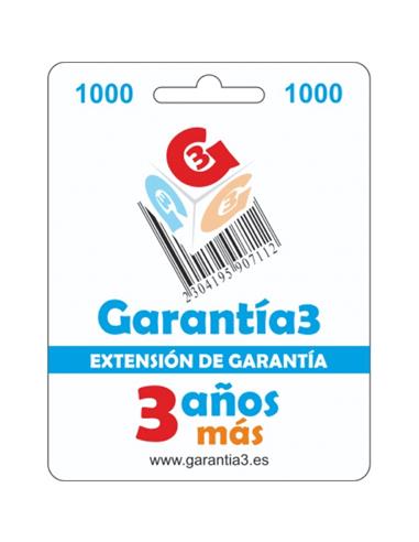 BC EXT.GARANTÍA 3 AÑOS G3ES-1000