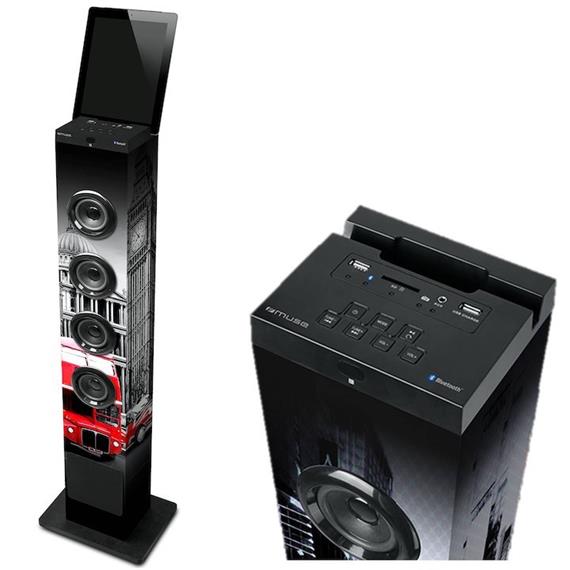 MUSE M-1200LD TORRE BLUETOOTH / USB / SD / RADIO / SUBWOOFER / 100W