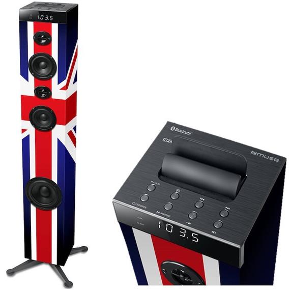 MUSE M-1280BTK TORRE BLUETOOTH / DISPLAY / USB / SD / RADIO / SUBWOOFER / 120W (REACONDICIONADO)