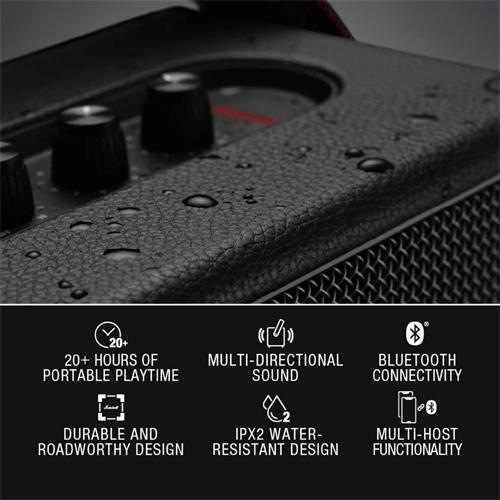 Marshall Kilburn II Altavoz Bluetooth Recargable Black Brass