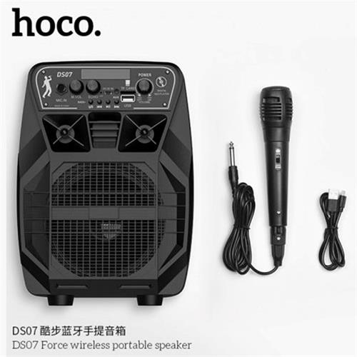 Hoco DS07 Force Altavoz Bluetooth USB 10W Negro