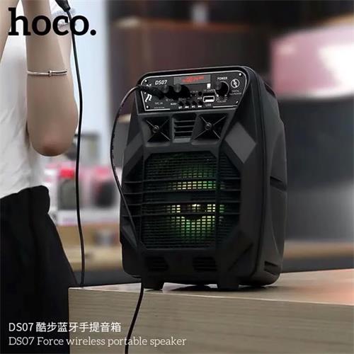 Hoco DS07 Force Altavoz Bluetooth USB 10W Negro