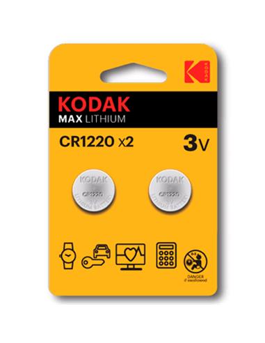 Kodak Cr1220 Batería Lithium 3 Voltios 2 Unidades (30417717)