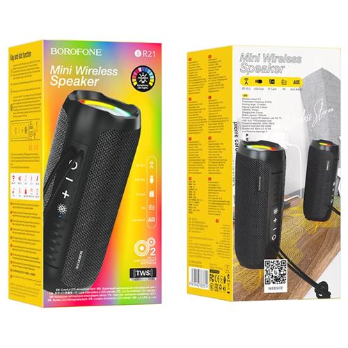 Borofone BR21 Altavoz Sports BT Negro