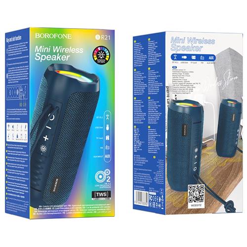 Borofone BR21 Altavoz Sports BT Azul Navy