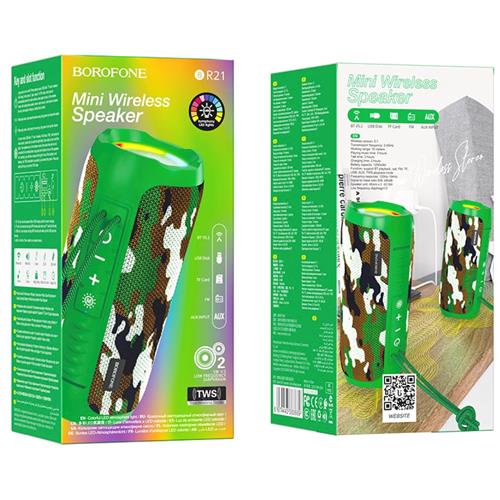 Borofone BR21 Altavoz Sports BT Camouflaje