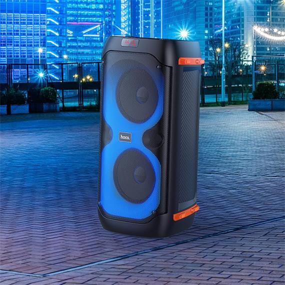Hoco BS53 Altavoz Party con LED Recargable Incluye 2 Micrófonos