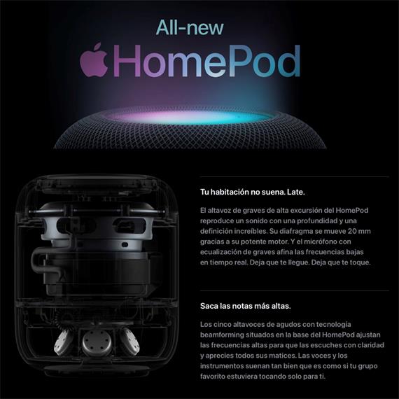 Apple HomePod Blanco (MQJ83ZD/A)