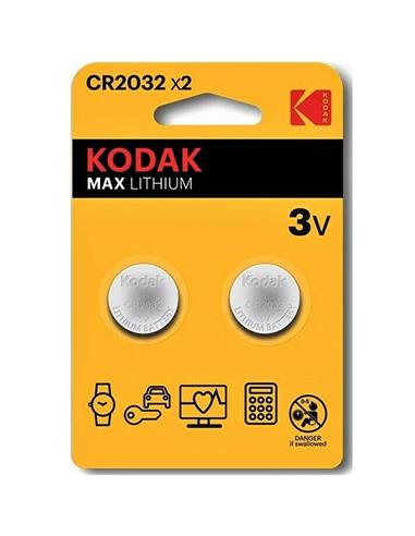 KODAK CR2032 Batería Litio ULTRA 3V 2 UNDS (30417687)
