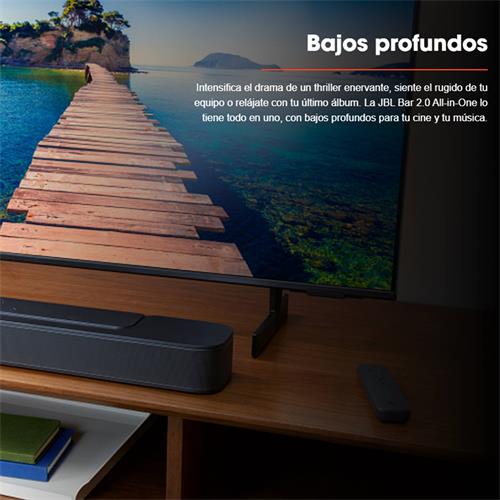 Barra de Sonido JBL Bar 2.0 All in One  MK2 80W Bluetooth