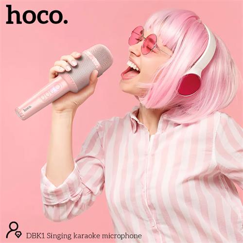 Hoco DBK1 Micrófono Karaoke con Altavoz Bluetooth - Blanco