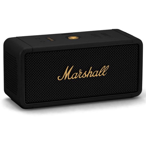 Marshall Middleton Altavoz Inalámbrico Resistente al agua IP67 Negro y Latón