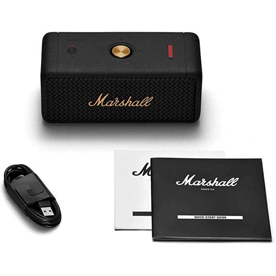 Marshall Emberton II Altavoz BLuetooth Portátil Negro/Latón