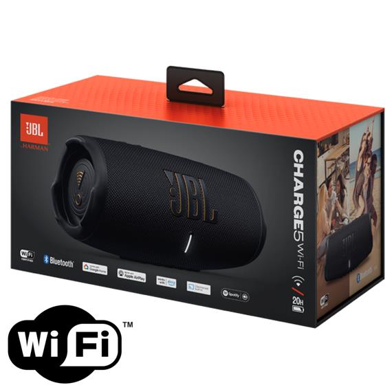 JBL Charge 5 Wifi y Bluetooth Altavoz Inalámbrico Negro