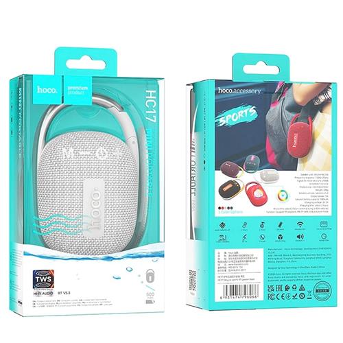 Hoco HC17 Easy Joy Sports Altavoz Bluetooth Gris