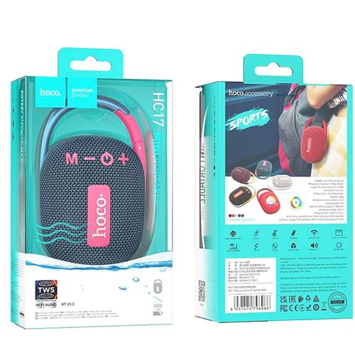 Hoco HC17 Easy Joy Sports Altavoz Bluetooth Azul Navy