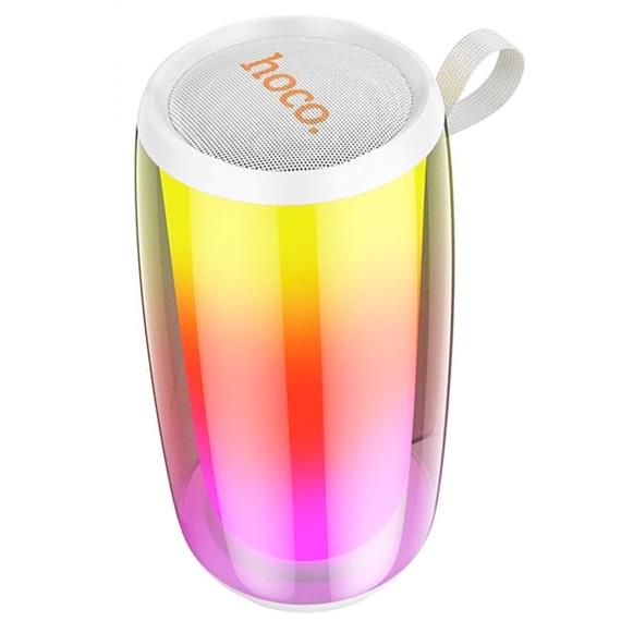 Hoco HC18 Jumper Colorful luminous Altavoz Bluetooth Blanco
