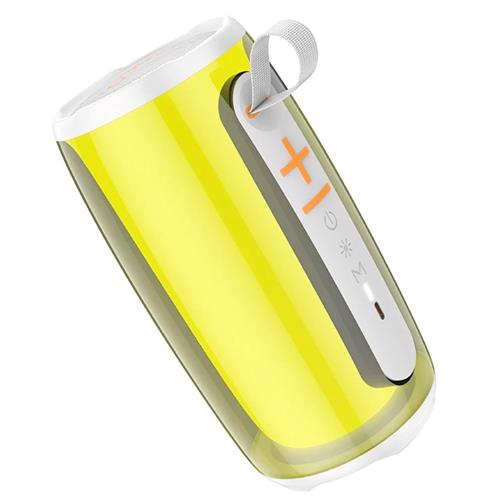 Hoco HC18 Jumper Colorful luminous Altavoz Bluetooth Blanco