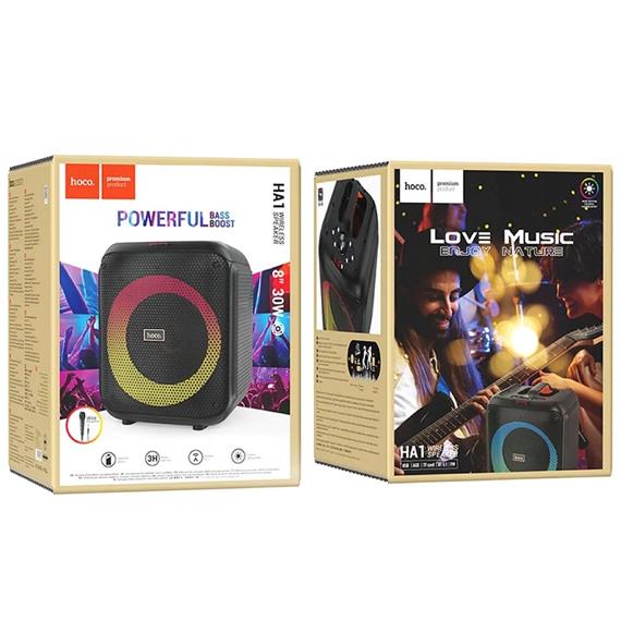 Hoco HA1 Altavoz Party Bluetooth 45W con Micrófono y luces LED
