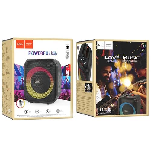 Hoco HA1 Altavoz Party Bluetooth 45W con Micrófono y luces LED