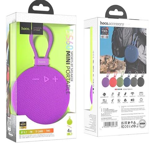 Hoco BS60 Exploring Sports Altavoz Bluetooth Púrpura