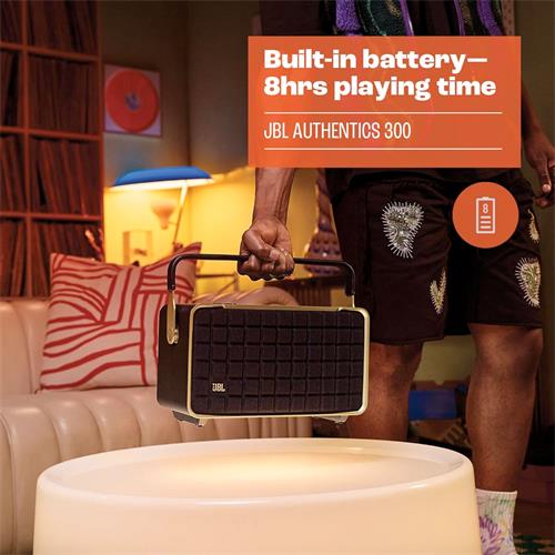 Jbl Authentics 300 Altavoz Bluetooth y Wifi Recargable Negro
