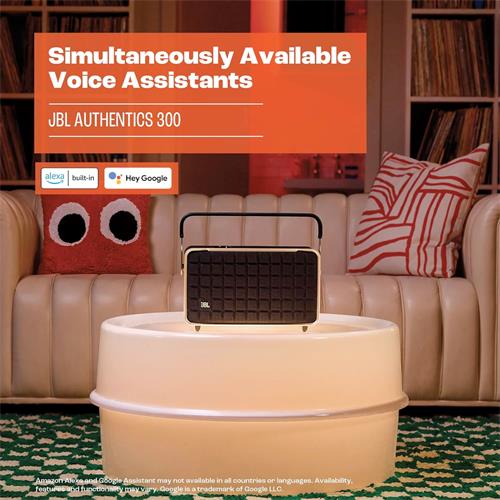 Jbl Authentics 300 Altavoz Bluetooth y Wifi Recargable Negro